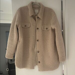 Joie Cream Sherpa Jacket